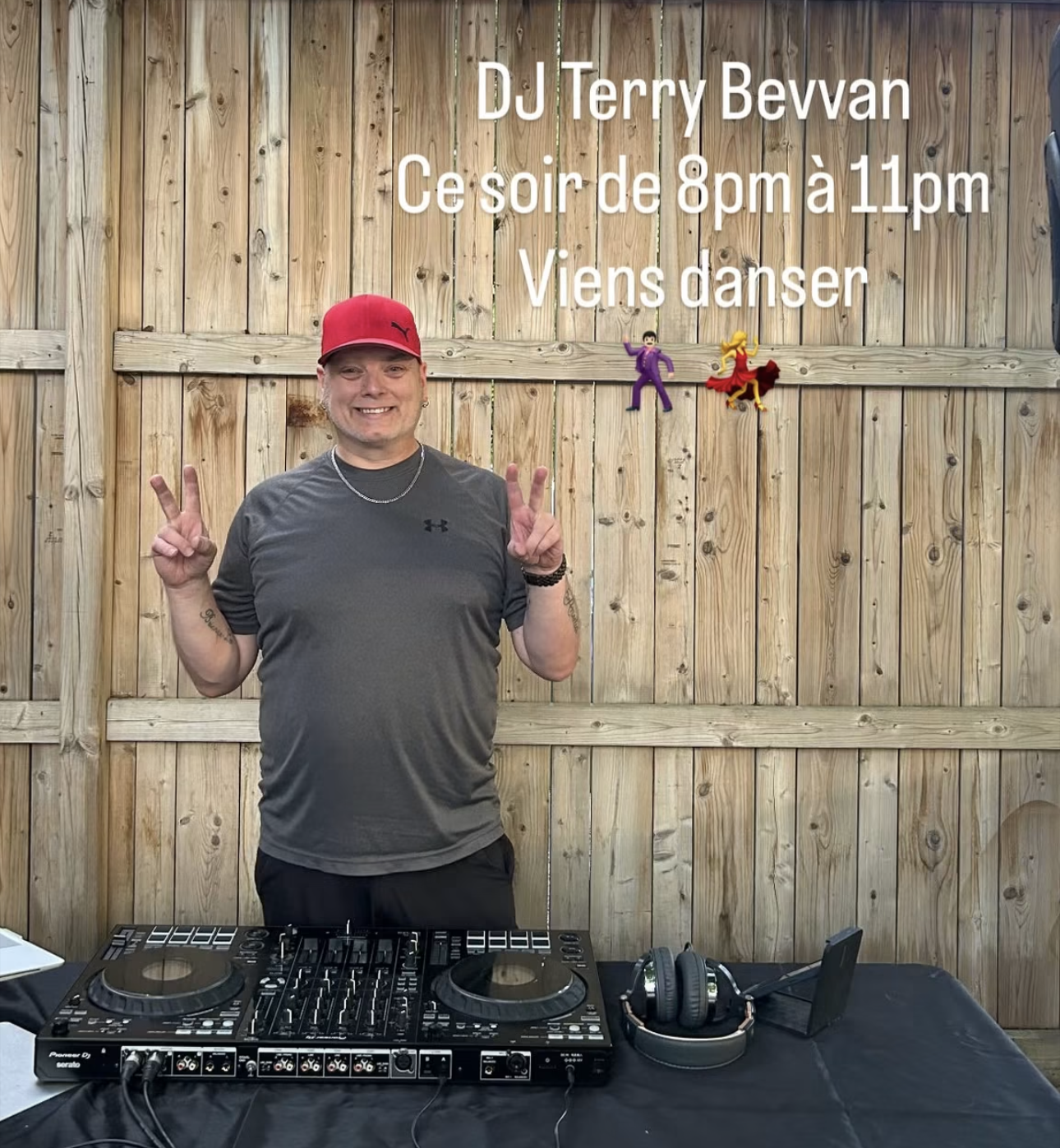 DJ Terry Bevvan portrait