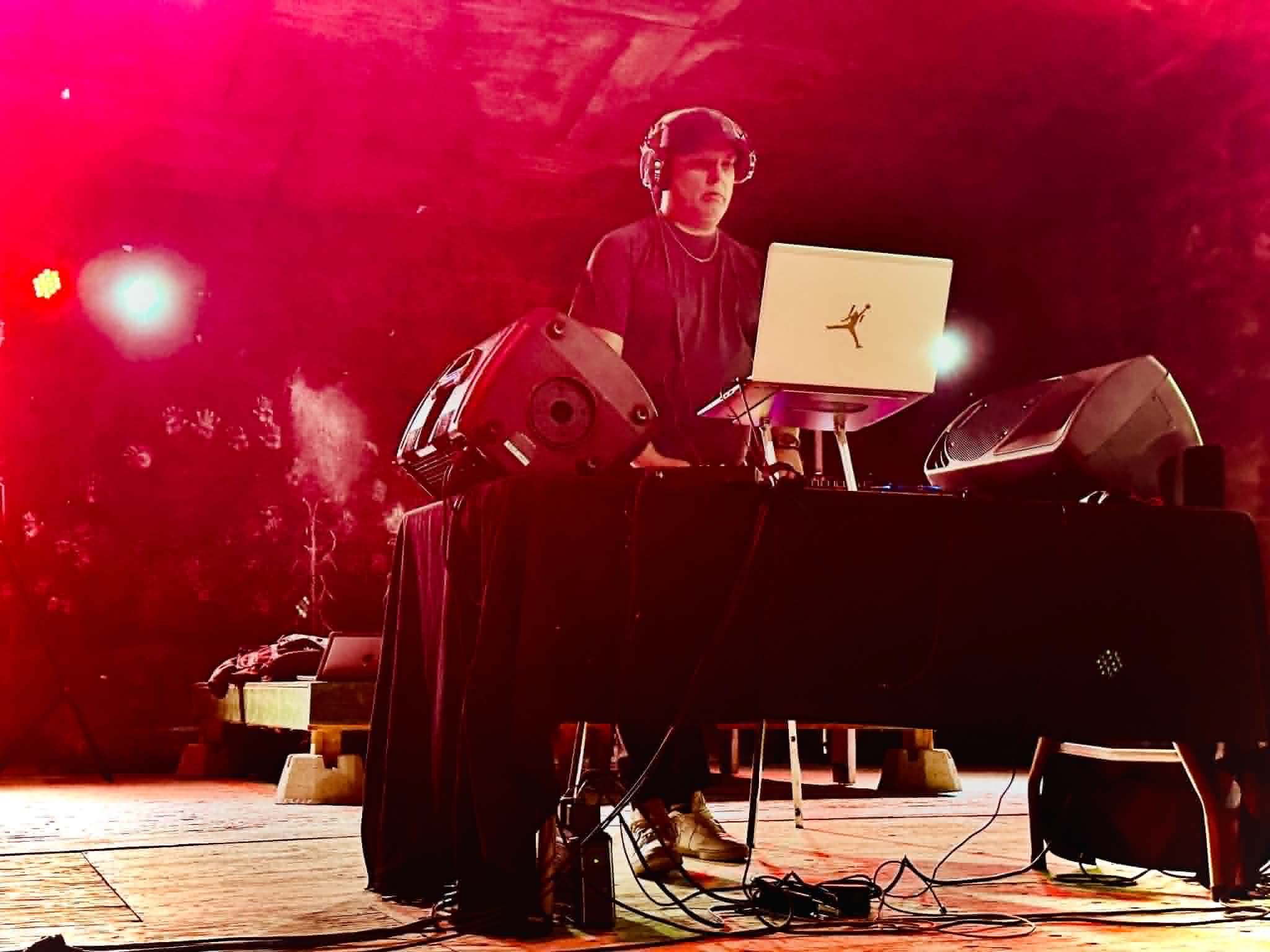 DJ Terry Bevvan performing live